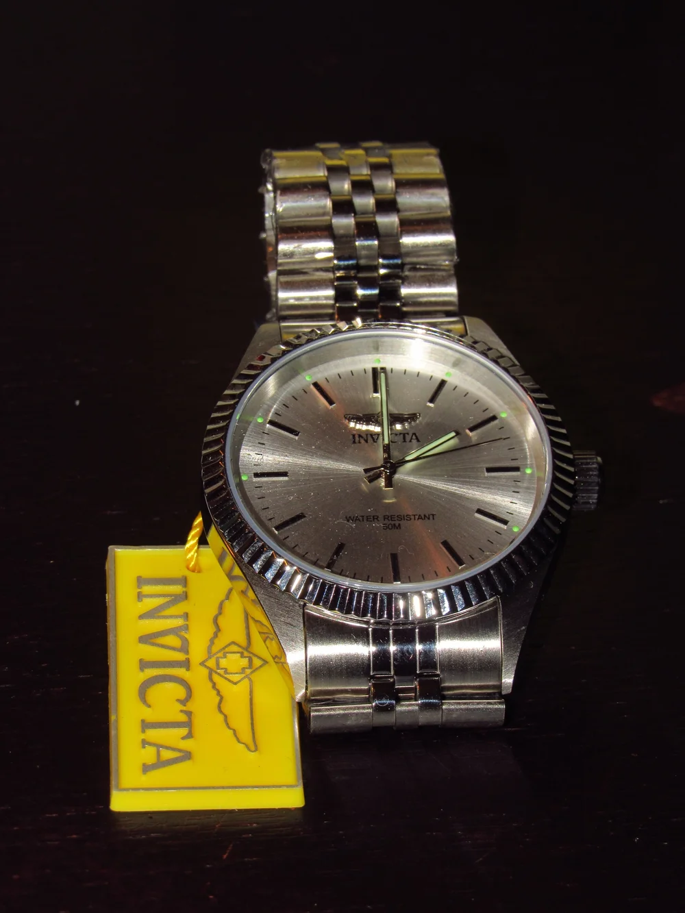 Invicta Silver Dial Stainless Steel Watch